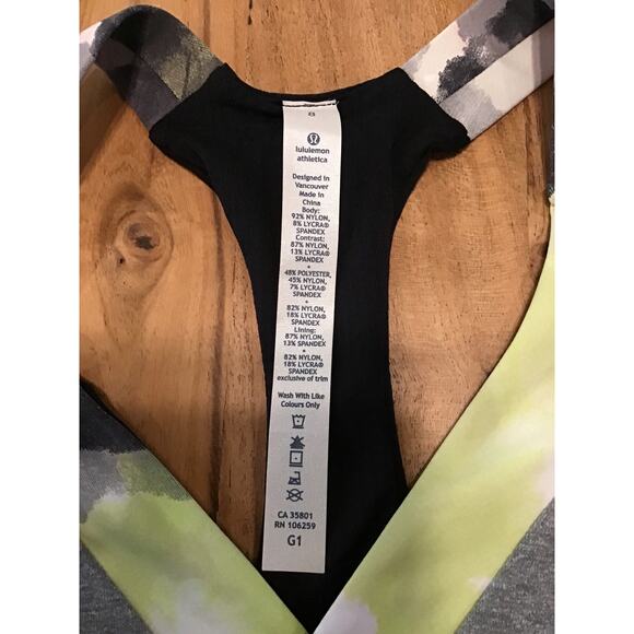 Lululemon Deep Breath Tank Womens Sz 8 Black Athletic Workout Running NEW - Picture 4 of 5